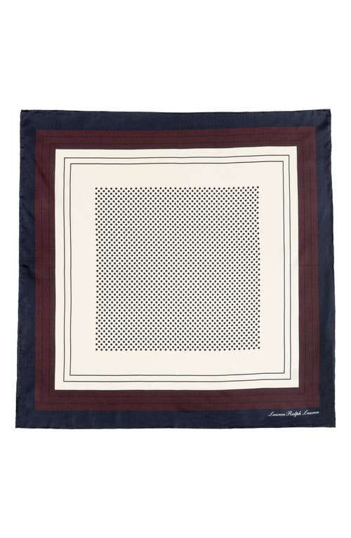Lauren Ralplh Lauren Fall Dot Square In White