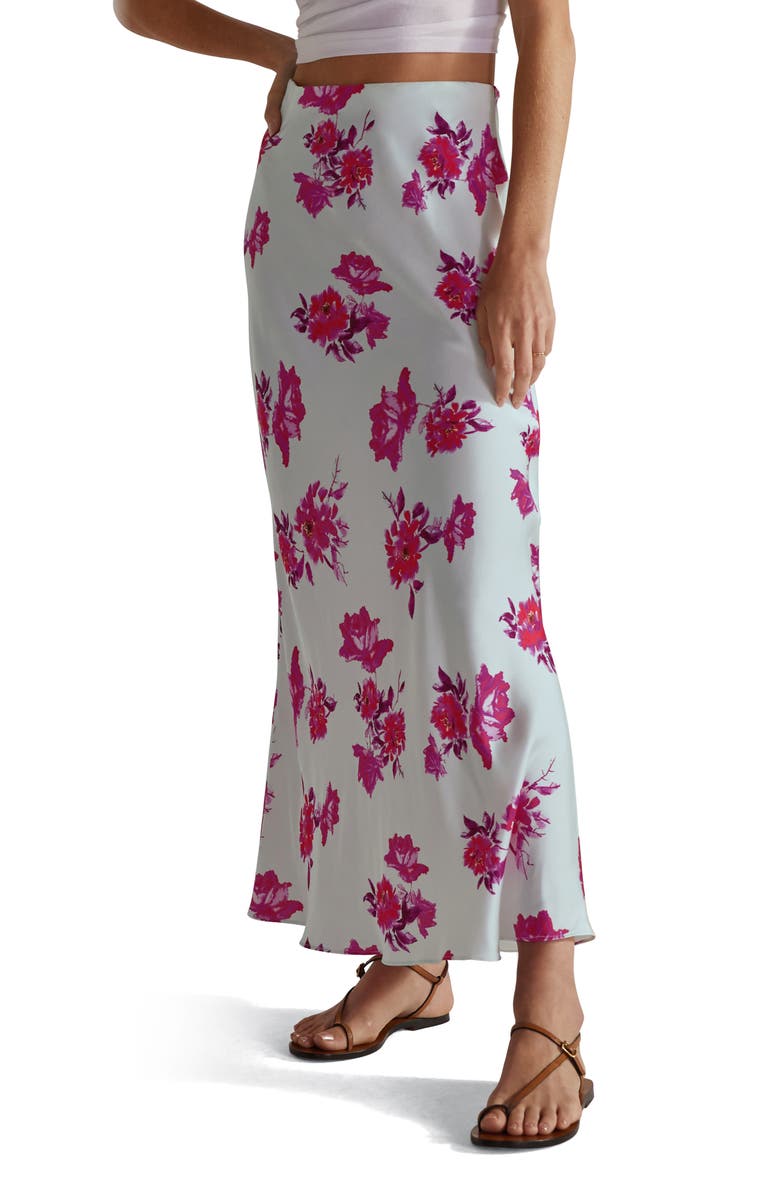 Favorite Daughter Favorite Floral Bias Skirt, Main, color, 