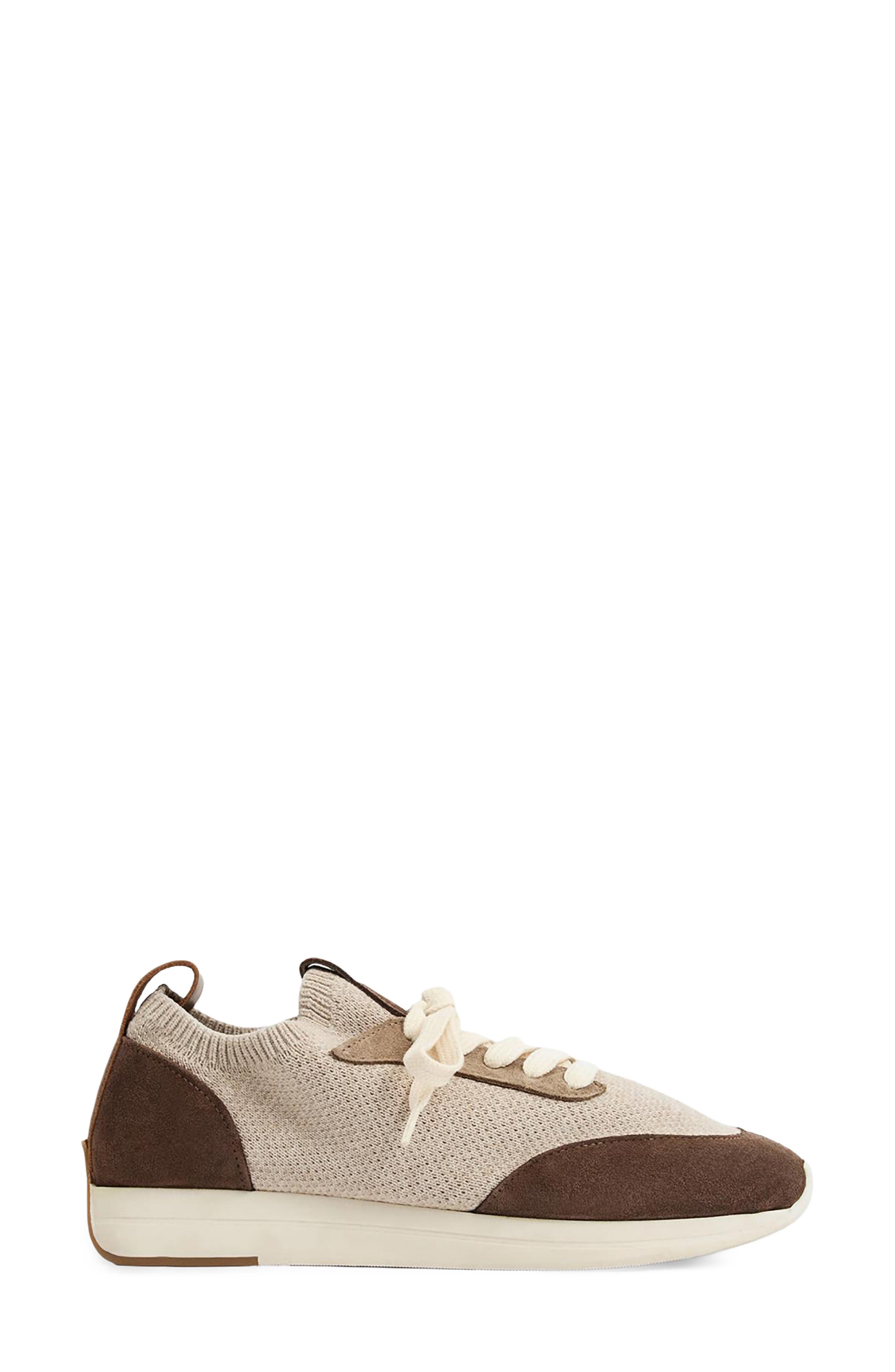 Rolo Knit Sneaker, Alternate, color, HEATHERED BROWN