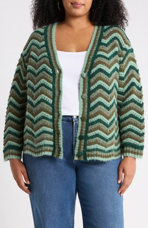 Harp Zigzag Cardigan