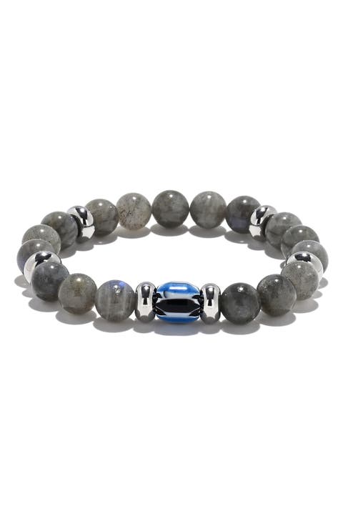 Men's Chris Bead Stretch Bracelet