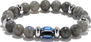 EYE CANDY LOS ANGELES Men's Chris Bead Stretch Bracelet