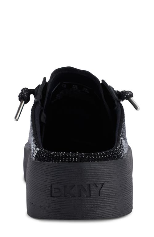 Dkny Garren Slip-on Sneaker In Black/silver