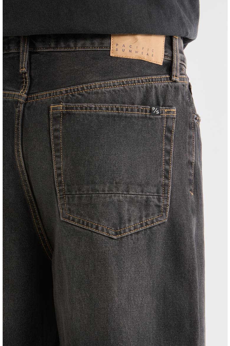 Cole Wide Leg Jeans, Alternate, color, BLACK