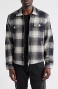 AllSaints Matheson Check Organic Cotton Jacket