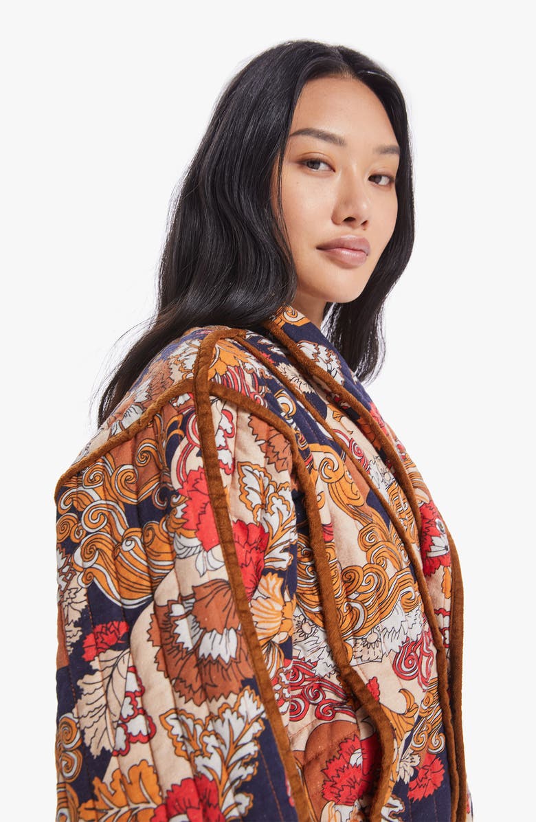 MOTHER The Big Time Bond Quilted Cotton Jacket, Alternate, color,
