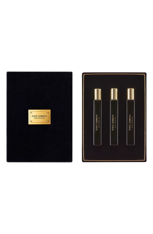 Dolce & Gabbana Dolce&gabbana Velvet Oud Travel Set In Transparent