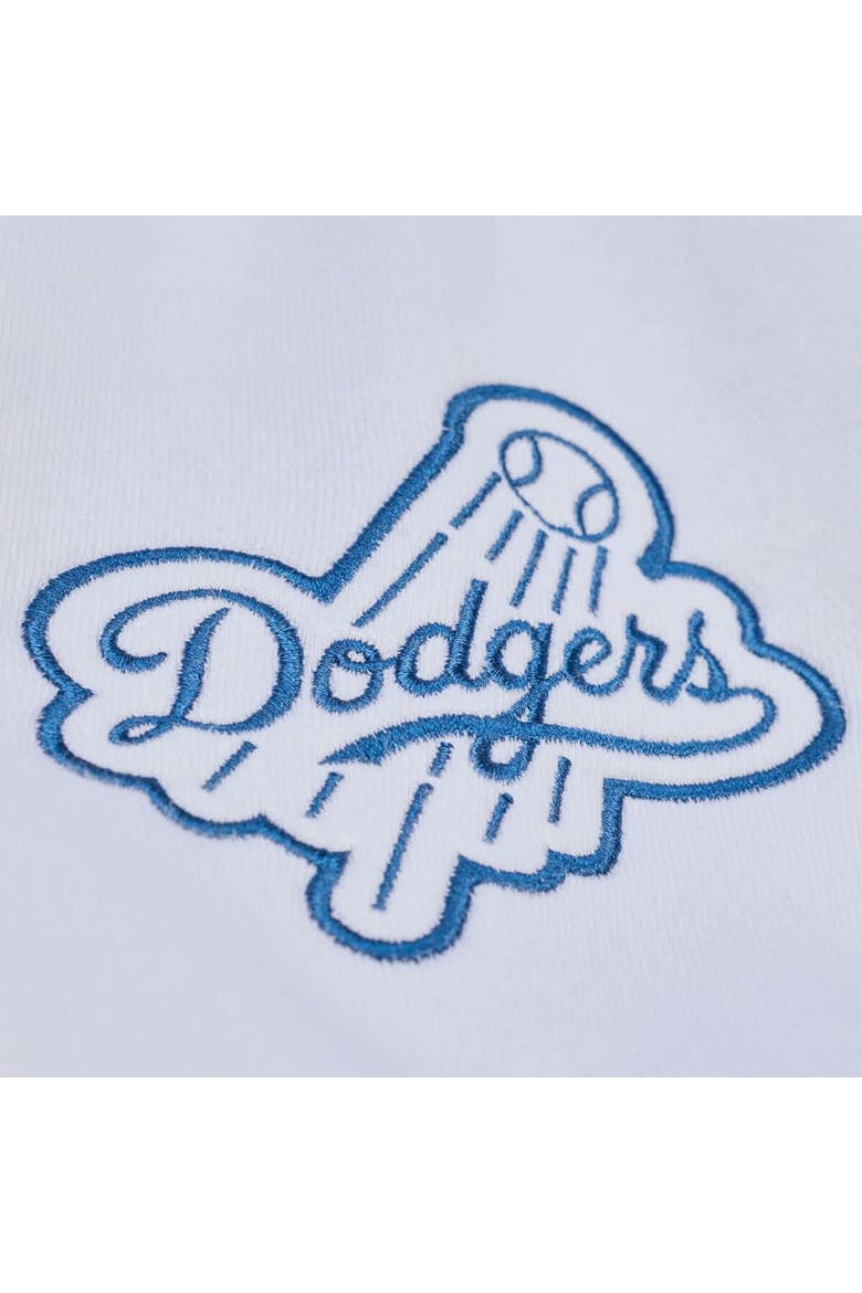 Men's Mitchell & Ness  White Los Angeles Dodgers Arctic Fleece Sweatshirt, Alternate, color, White