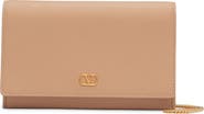 Valentino Garavani VLOGO Signature Leather Wallet on a Chain