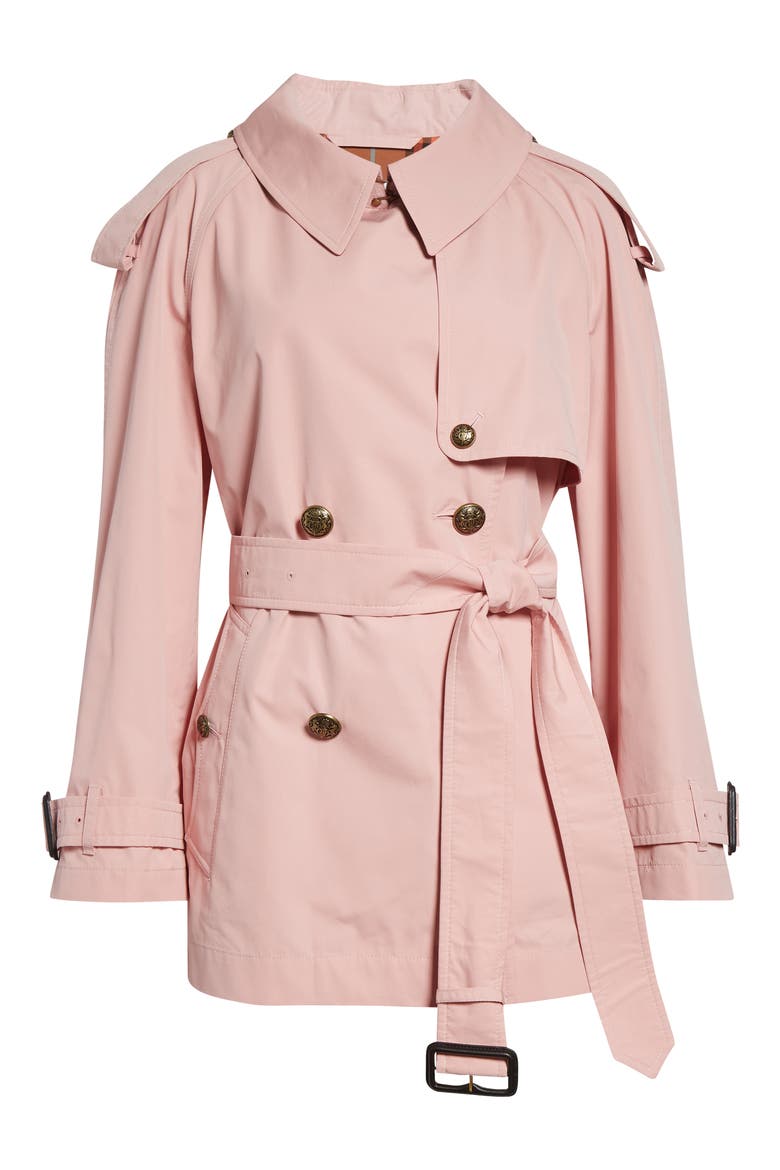 Fitzrovia Belted Trench Coat, Alternate, color, BEGONIA PINK WW PRO