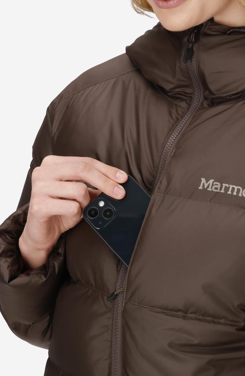 Marmot Guides 700 Fill Power Down Water Repellent Jacket, Alternate, color, Hickory Nut