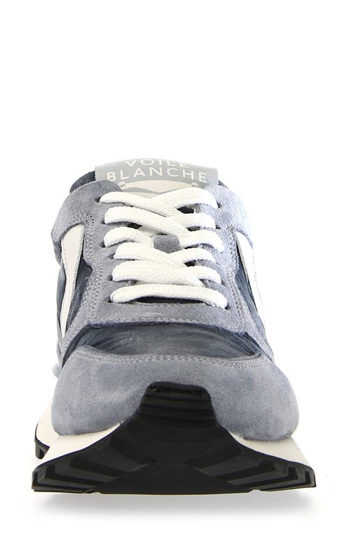Voile Blanche Paris Race Sneaker In Cloud Grey Blue