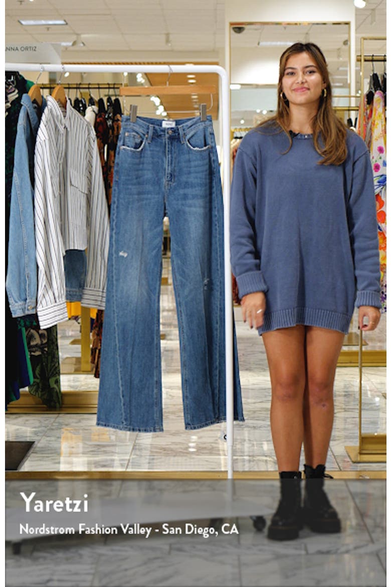 Ruby High Waist Palazzo Wide Leg Jeans video