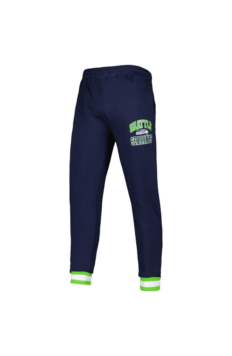 STARTER Men's Starter College Navy Seattle Seahawks Blitz Fleece Jogger Pants, Alternate, color, Navy