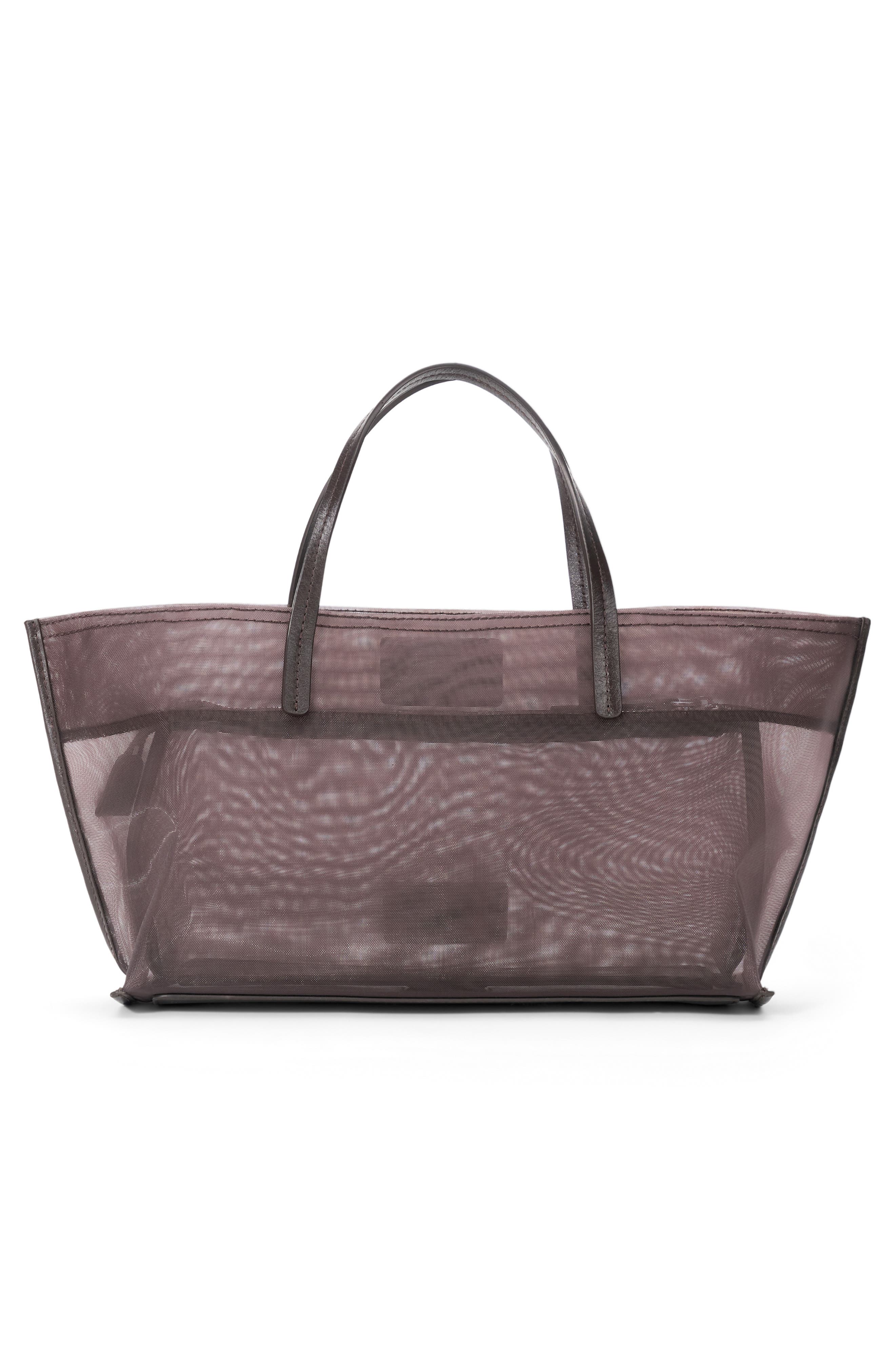STAUD Mini Christos Mesh Tote, Alternate, color, Espresso