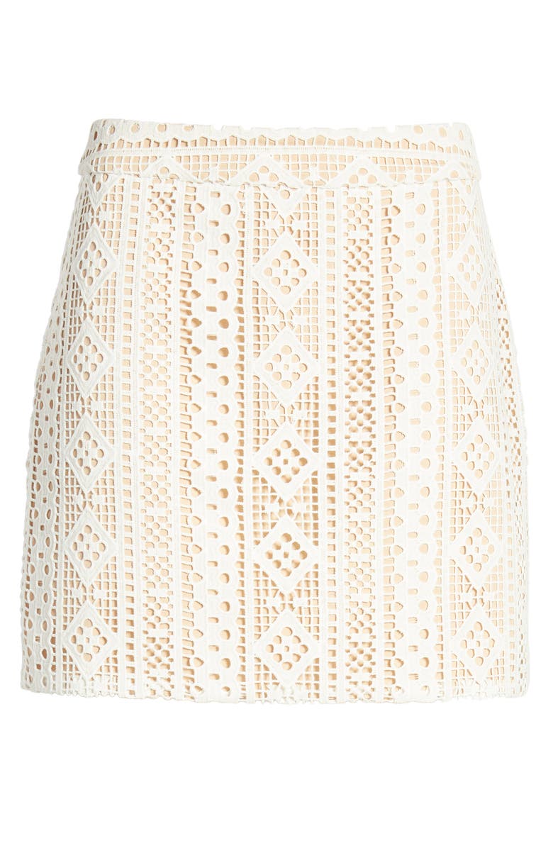 Endless Rose Eyelet Miniskirt, Alternate, color, 