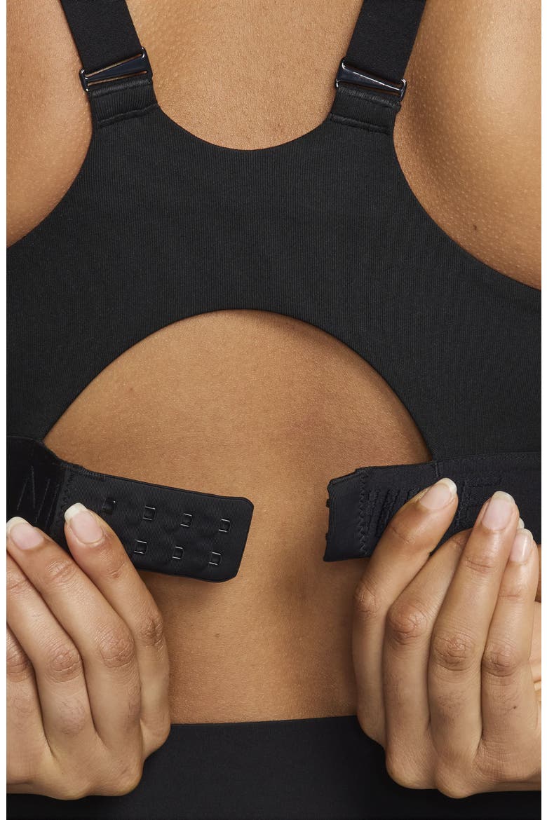 Indy Dri-FIT High Support Sports Bra, Alternate, color, BLACK/ BLACK/ BLACK