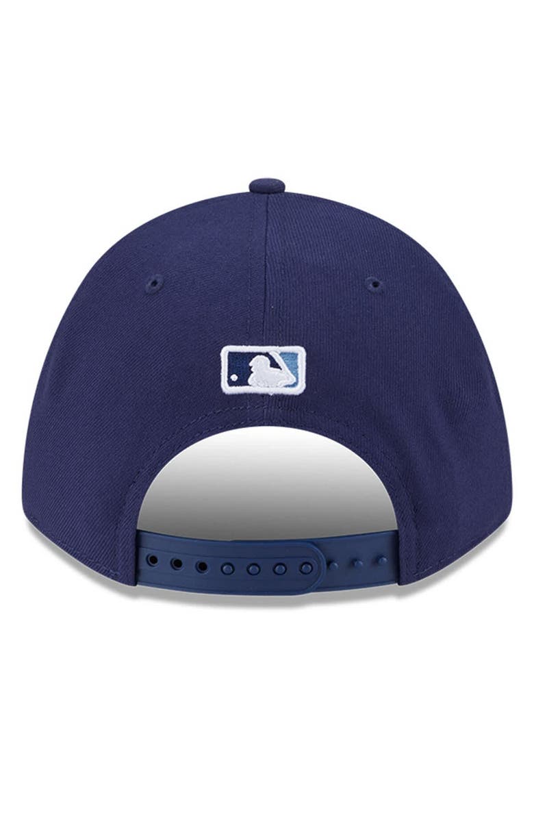 New Era Men's New Era Navy Tampa Bay Rays Player Replica 9FORTY Adjustable Hat, Alternate, color, Navy