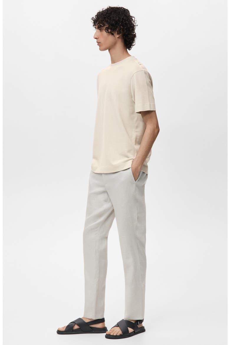 Solid Cotton T-Shirt, Alternate, color, ICE GREY
