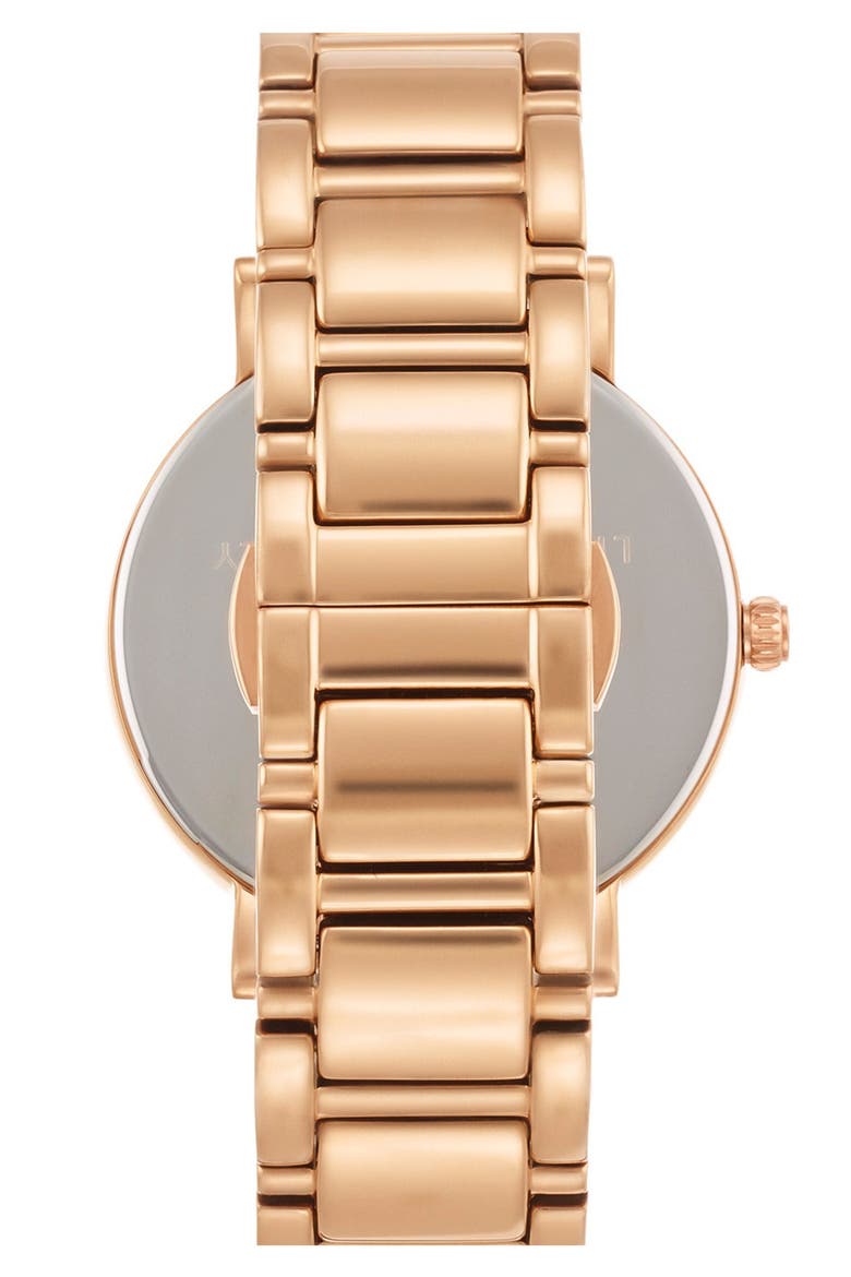 'gramercy grand' bracelet watch, 38mm, Alternate, color, ROSE GOLD