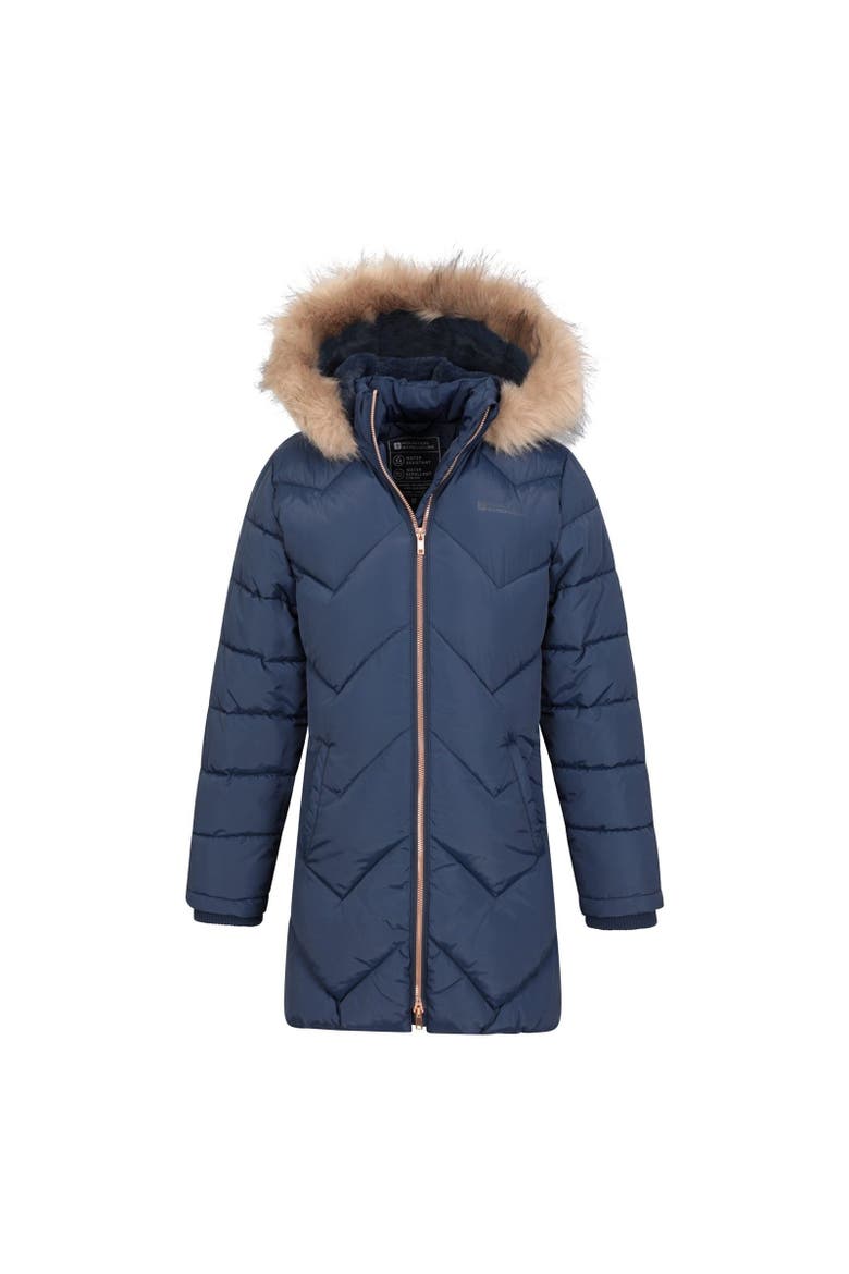 Childrens/kids Galaxy Water Resistant Padded Jacket, Alternate, color, Navy