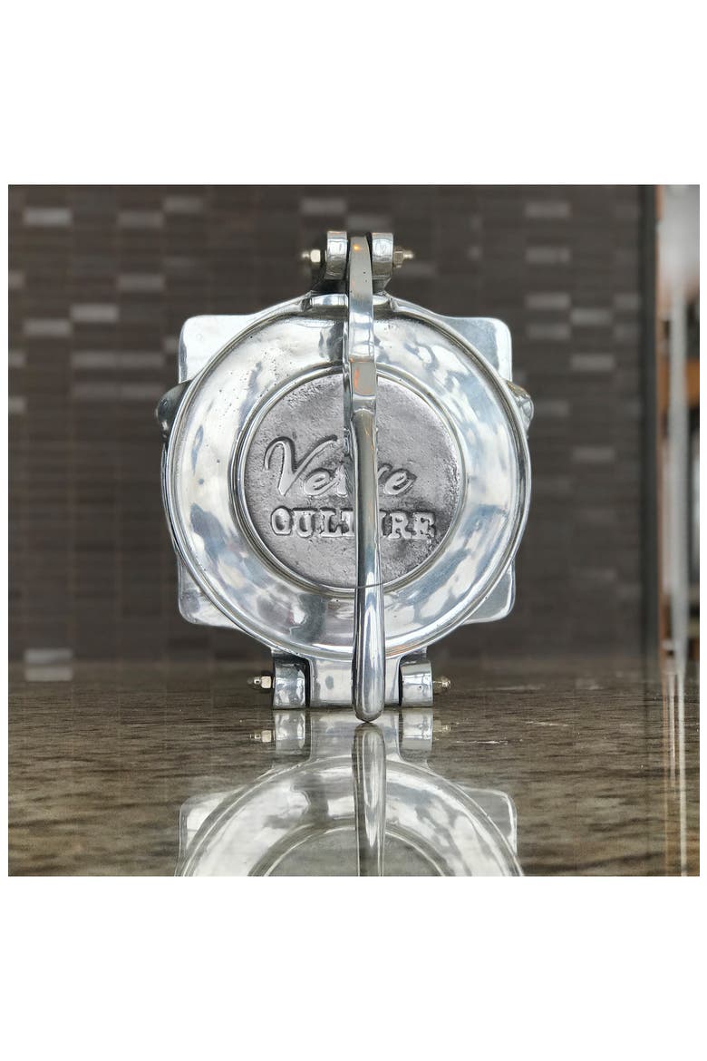 XL Tortilla Press - Polished Aluminum, Alternate, color, SILVER