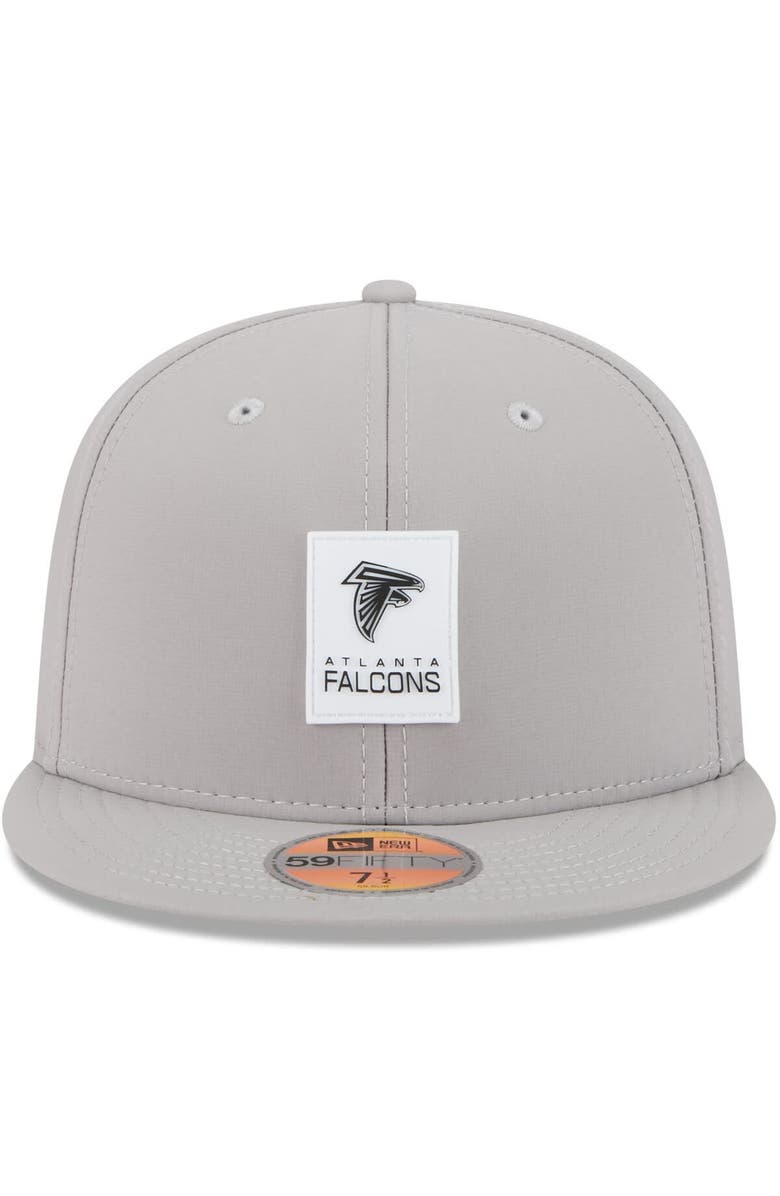 New Era Men's New Era Gray Atlanta Falcons 2025 Sideline  59FIFTY Fitted Hat, Alternate, color, Gray