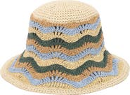 San Diego Hat Striped Woven Bucket Hat
