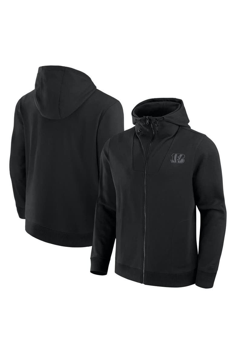 Unisex Fanatics  Black Cincinnati Bengals Front Office Full-Zip Hoodie, Alternate, color, Black