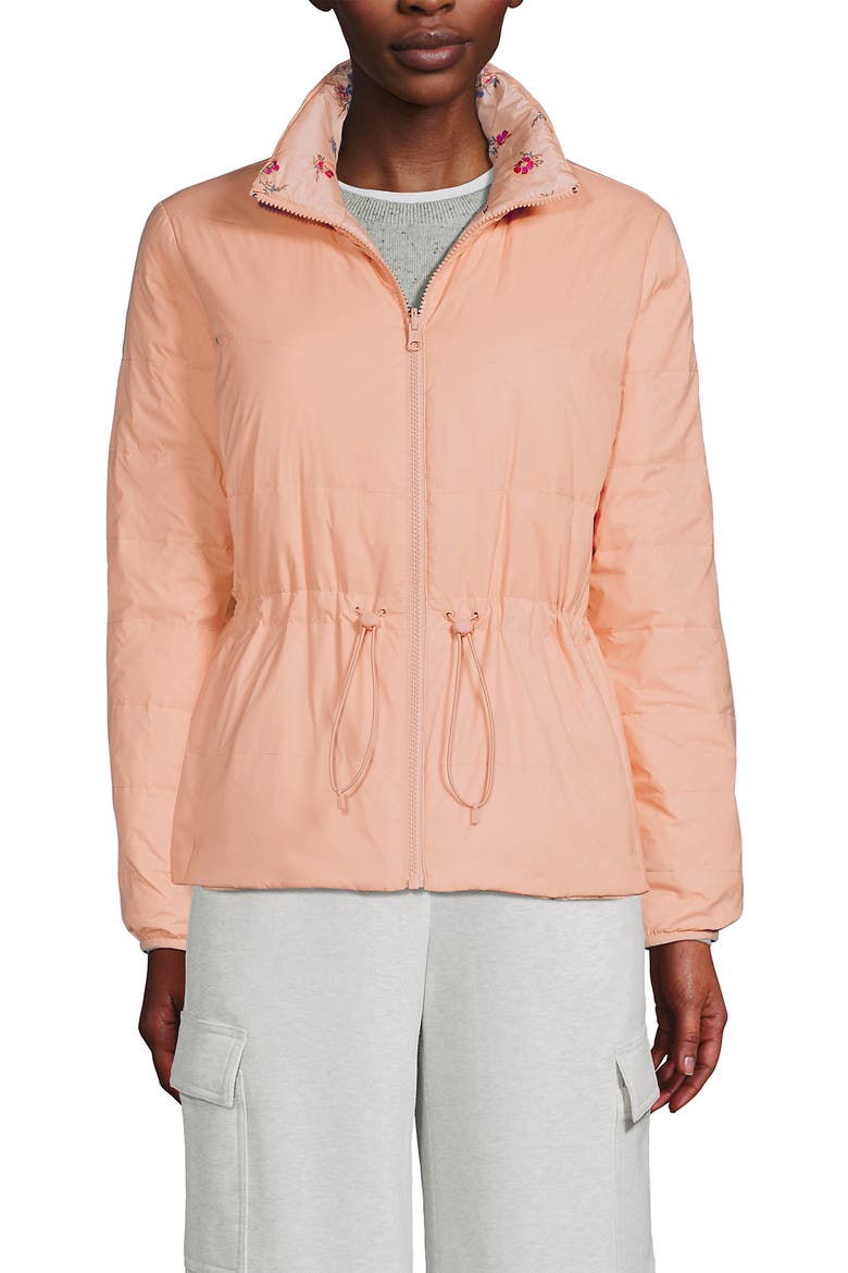 Wanderweight Reversible Packable Down Jacket, Alternate, color, Pink/Oyster Pink Floral