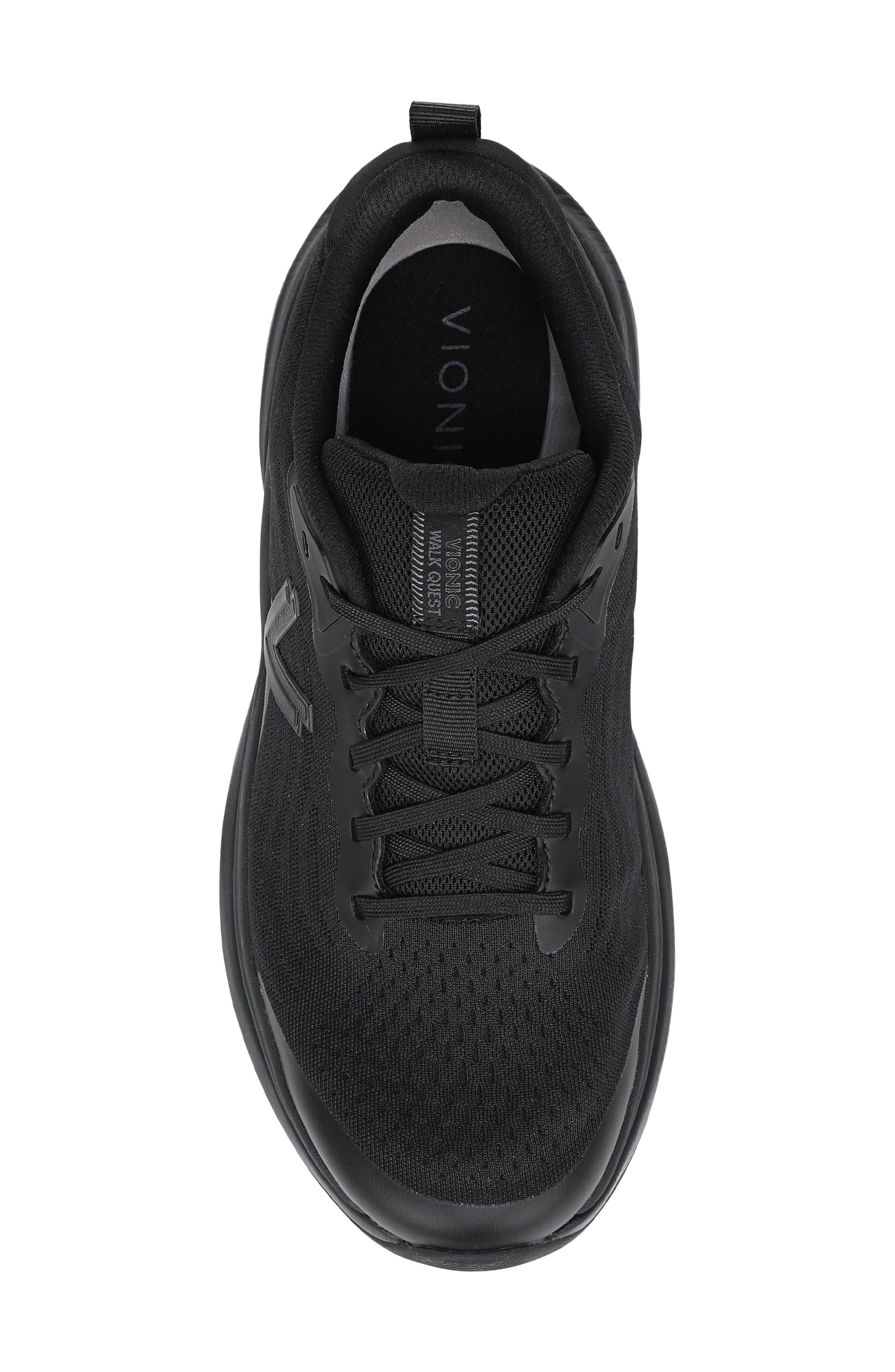 Walk Quest Sneaker, Alternate, color, BLACK/ BLACK