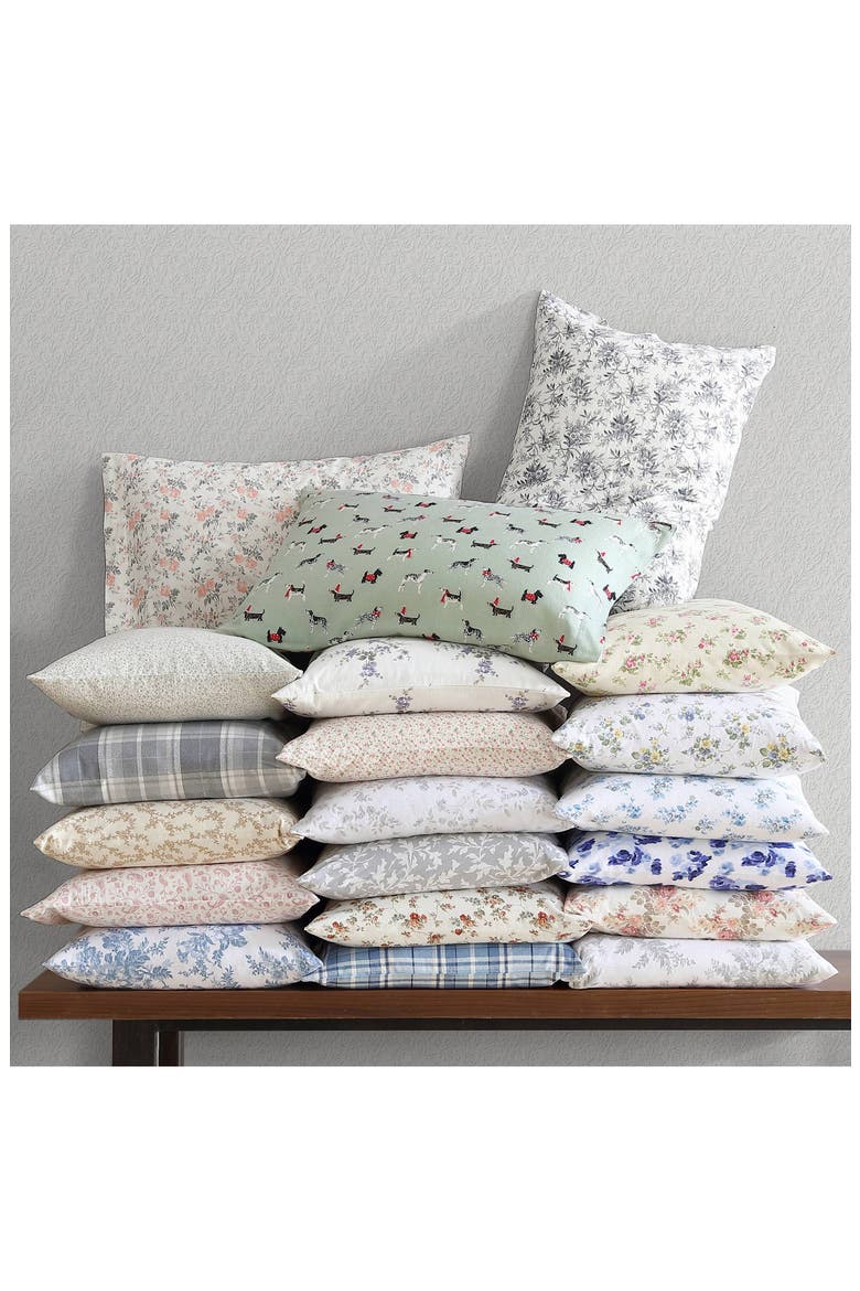 Audrey Cotton Flannel Sheet Set, Alternate, color, LIGHT PASTEL GREY