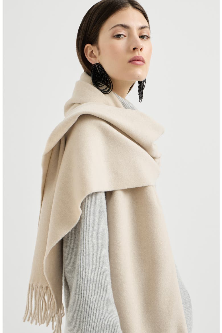Cashmere scarf, Alternate, color, Silk