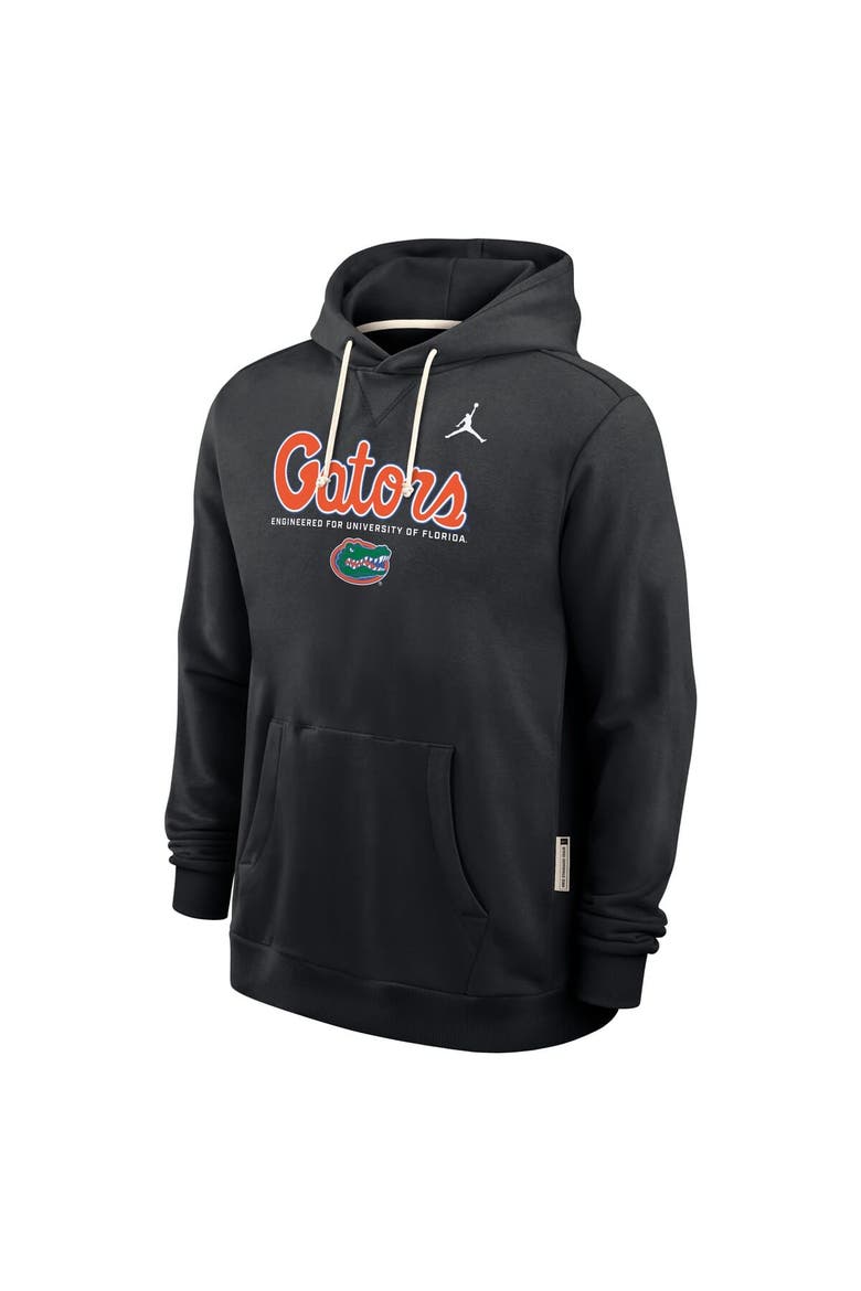 Men's Jordan Brand Black Florida Gators 2025 Sideline Standard Issue Dri-FIT Hoodie, Alternate, color, Black