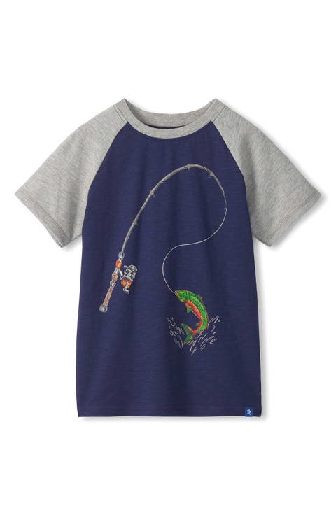 Kids' Big Catch Cotton Graphic T-Shirt