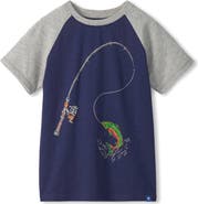 Hatley Kids' Big Catch Cotton Graphic T-Shirt