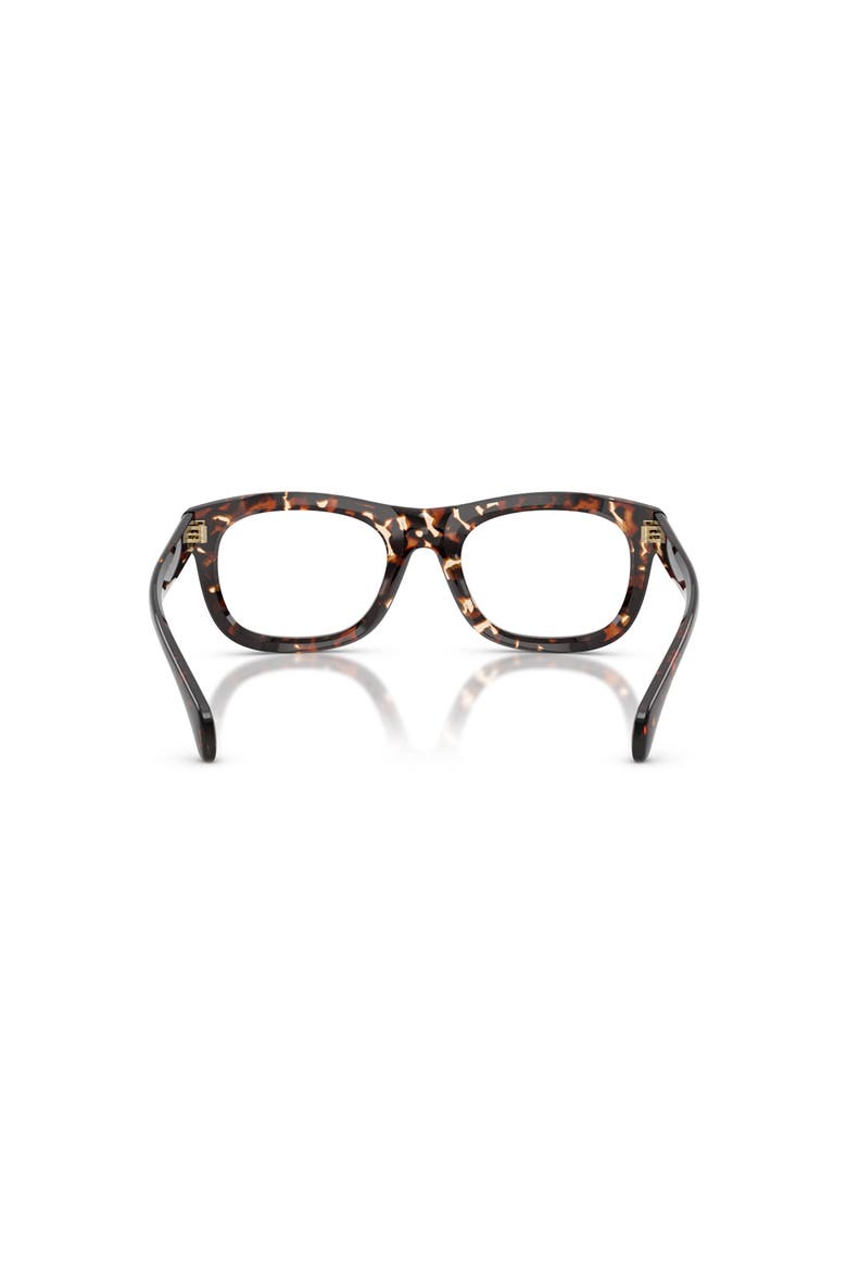 51mm Square optical glasses, Alternate, color, Tortoise