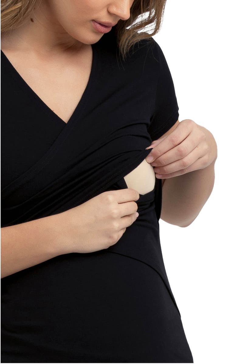 Ripe Maternity Embrace Tee, Alternate, color, Black