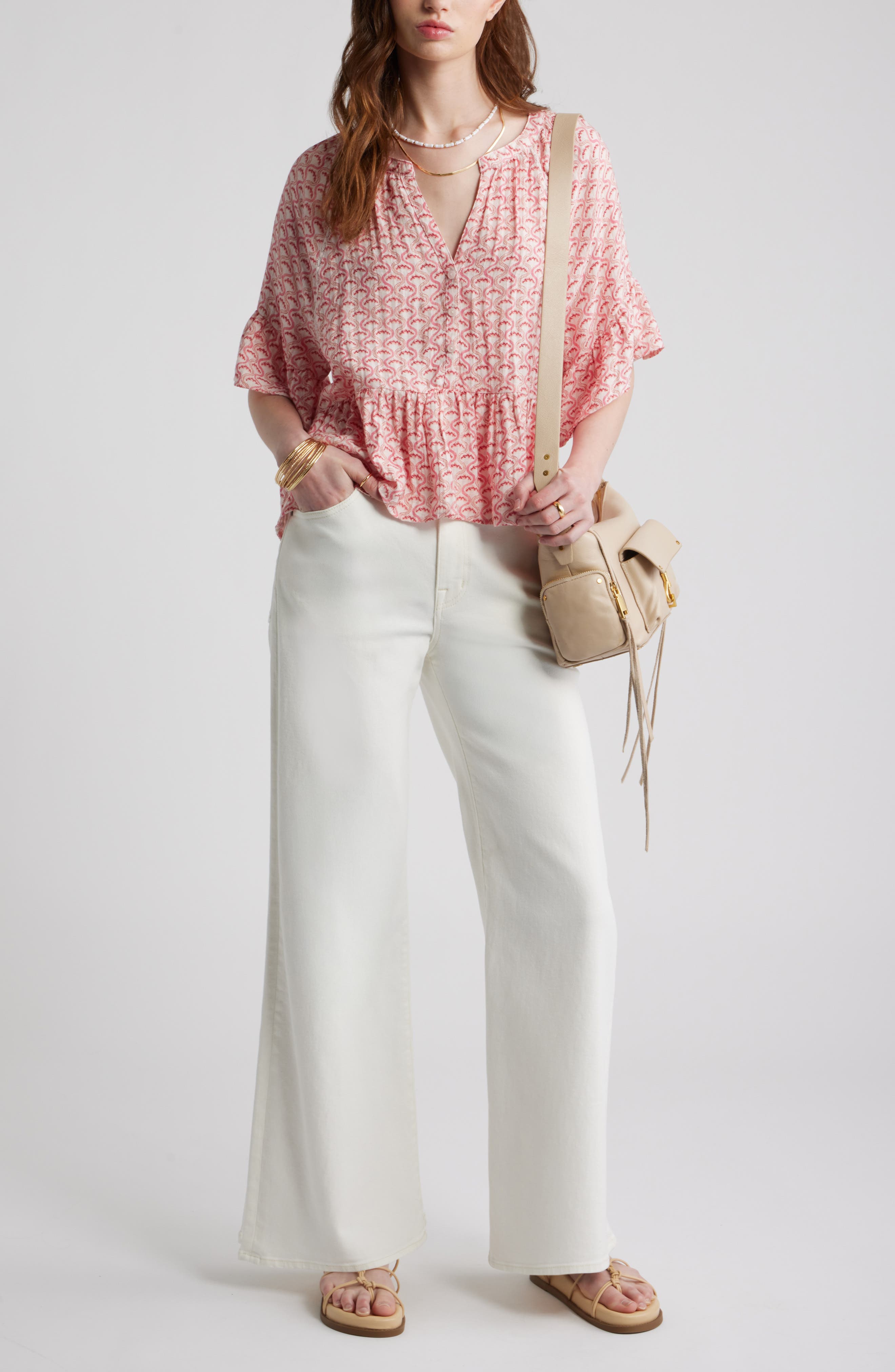 Ruffle Peplum Top - image 4