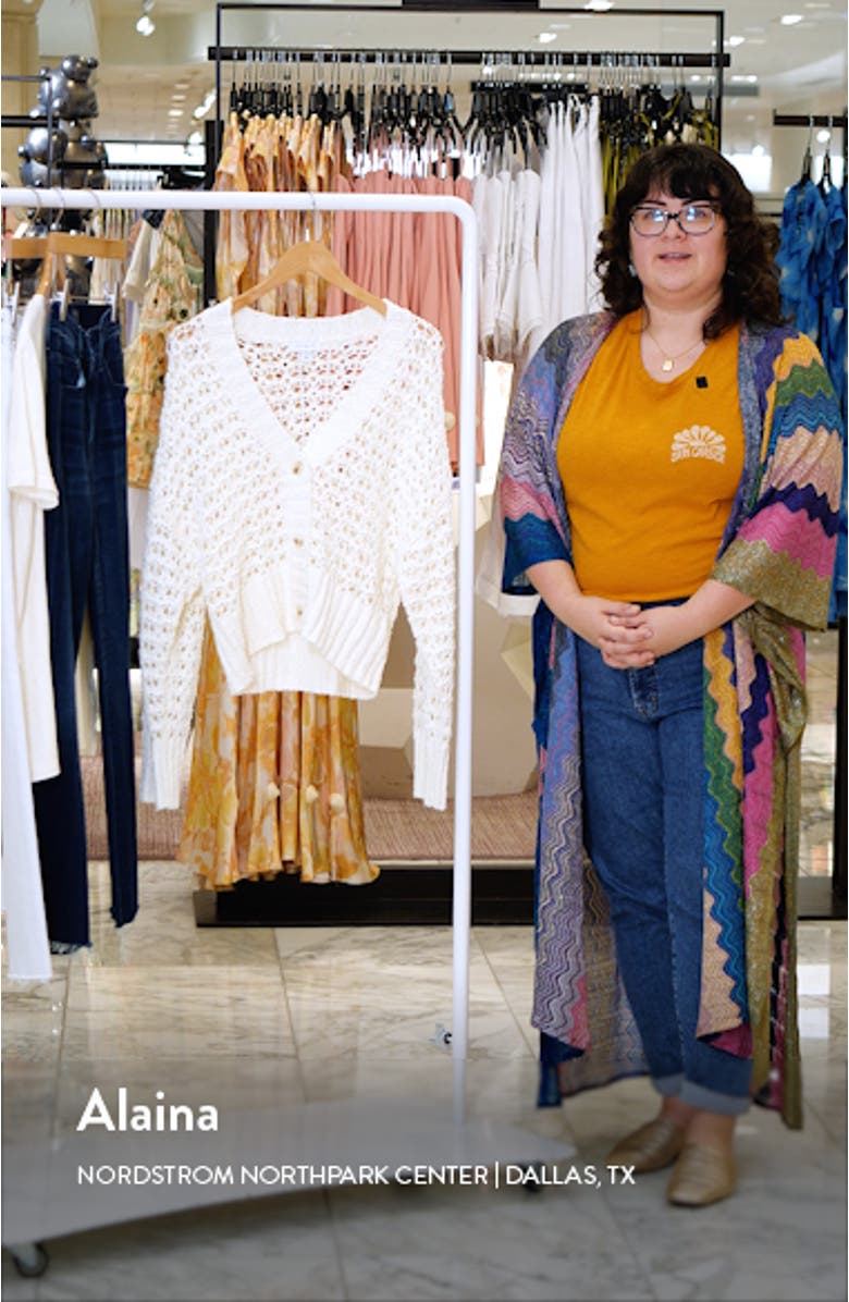 Open Stitch Cardigan, sales video thumbnail