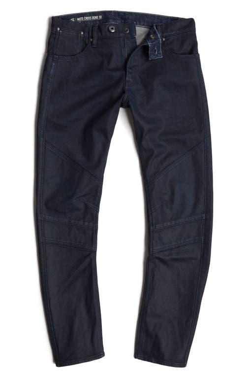 G-star Moto Cross 3d Slim Fit Jeans In Worn In Revving Cobl