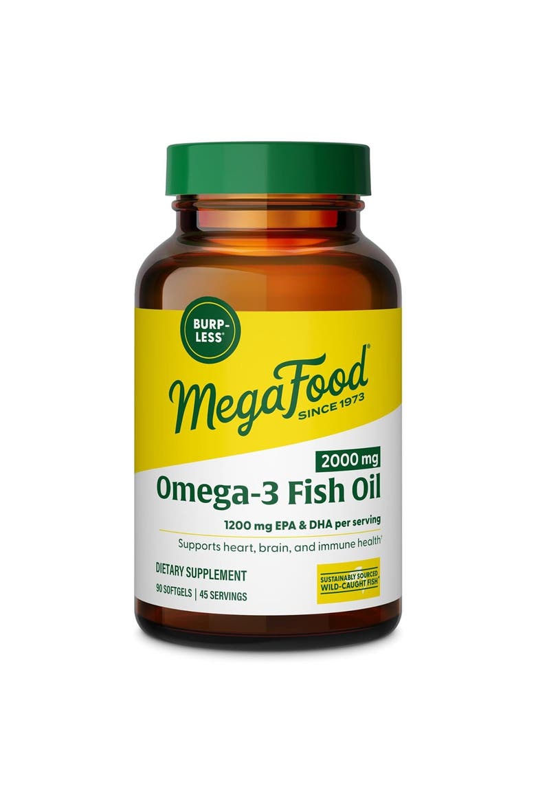 2000mg Fish Oil Omega 3, Burp-less & Lemon Oil Infused with 1200mg Epa & Dha Per Serving, 90 Softgels, Main, color, None