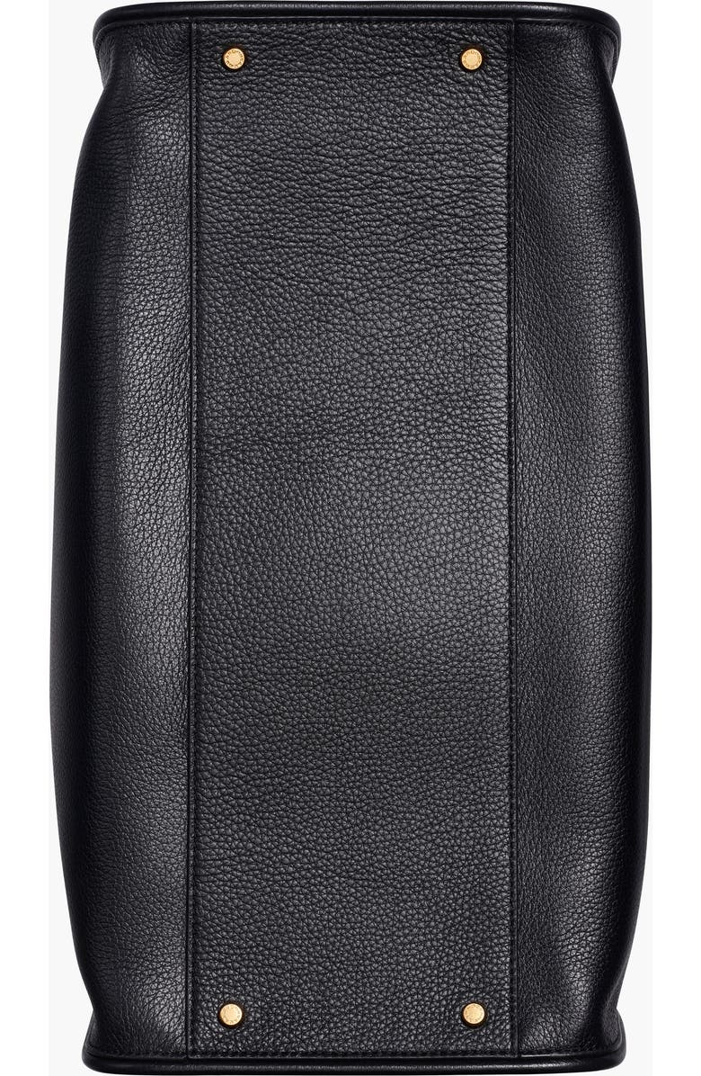 Donna Karan New York Satin Oversized Tote, Alternate, color, Black/Gold