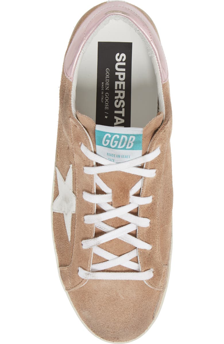 Golden Goose Super-Star Low Top Suede Sneaker, Alternate, color,