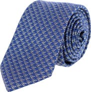 Trafalgar Nereus Diamond Neat Patterned Business Wool Blend Necktie