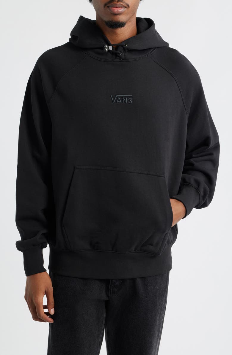 Vans LX Premium Fleece Hoodie, Main, color, Black