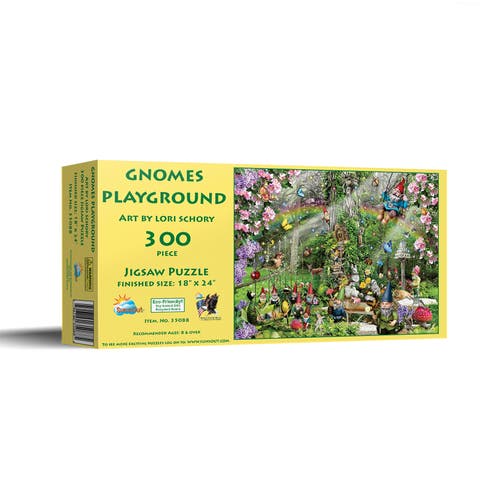 Gnomes Playground 300 piece Jigsaw Puzzle for Adults