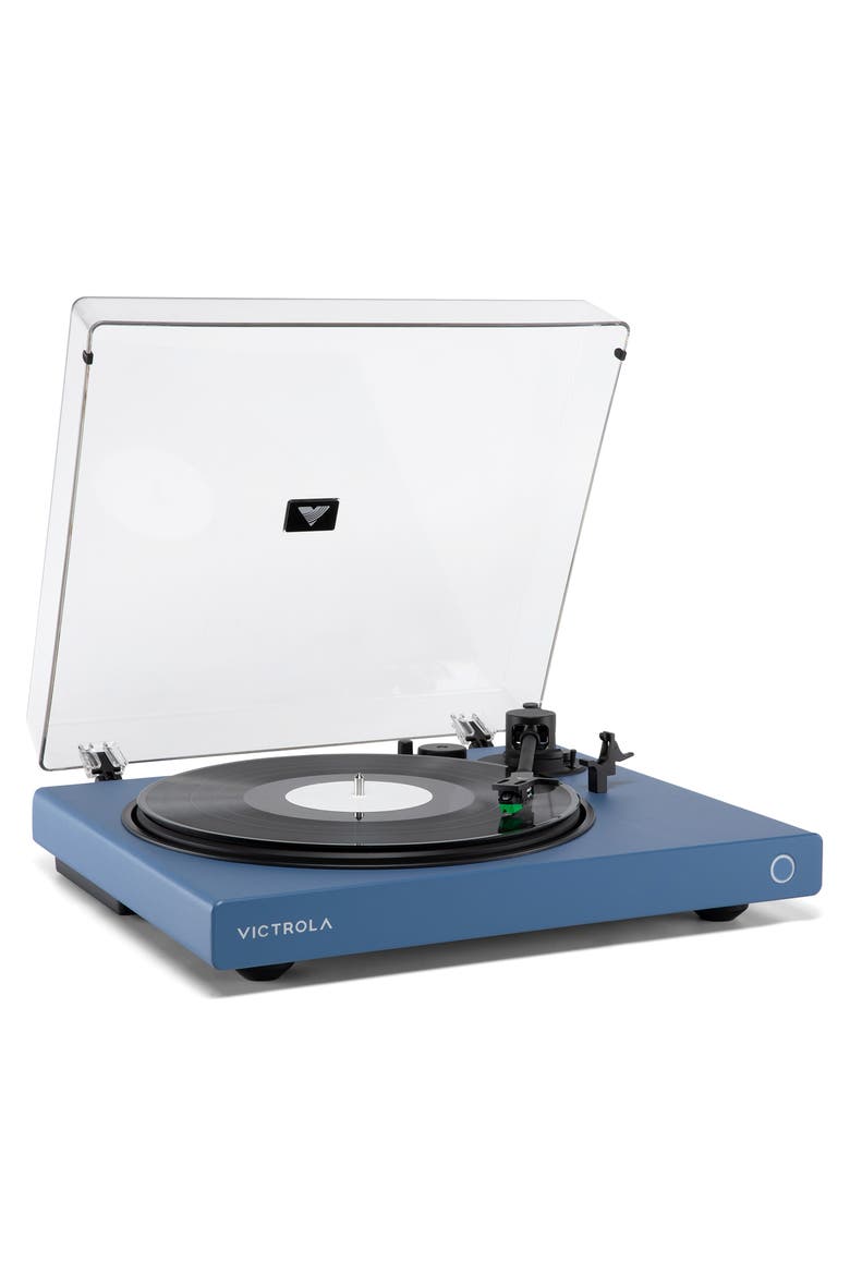 Wave Bluetooth Turntable with Auracast, Main, color, Blue