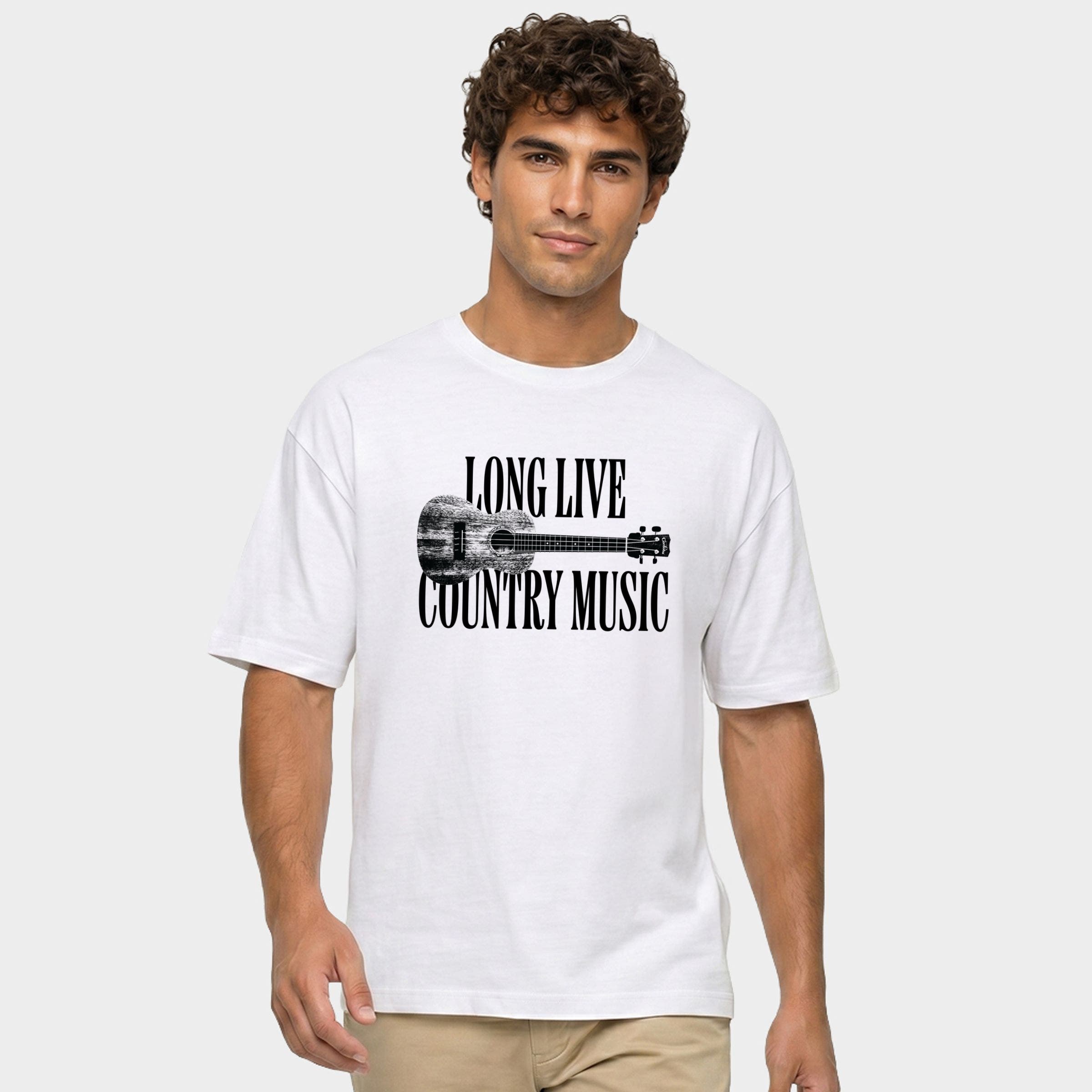 Simply Sage Market Long Live Country Music Garment Dyed T-Shirt (Men ...