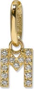 Anzie Love Letter Pavé Diamond Charm